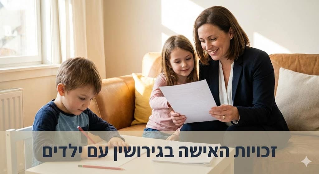 זכויות האישה בגירושין עם ילדים